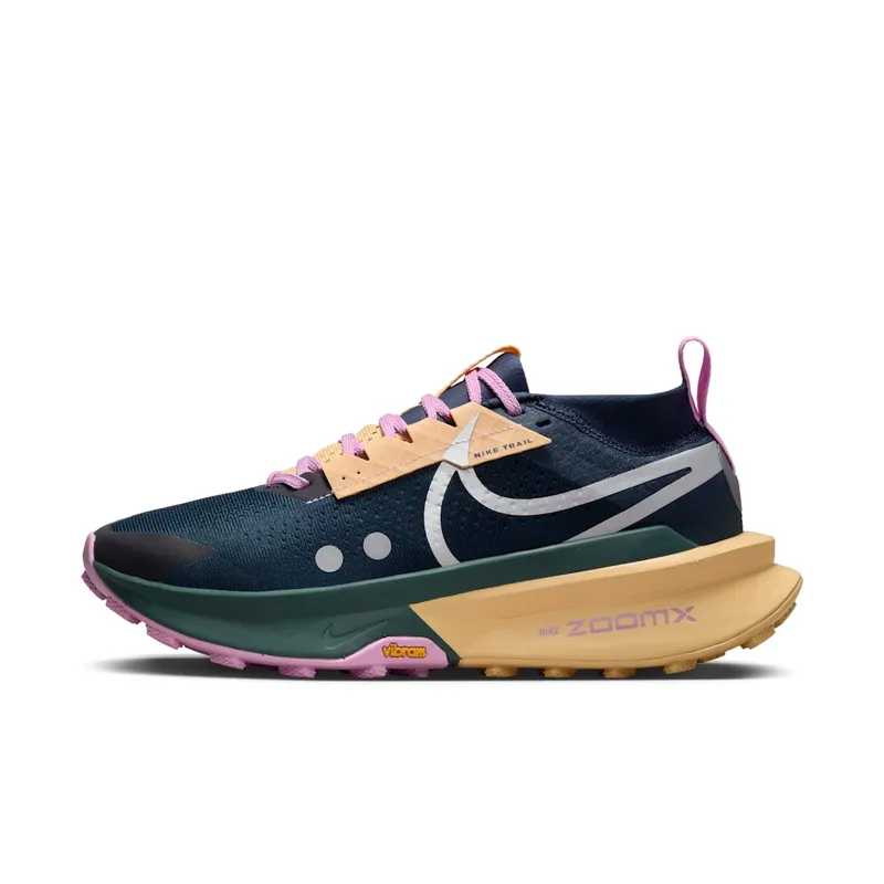Nike ZoomX Zegama 2 Armory Navy Celestial Gold Vintage Green Metallic Silver | FD5191-401