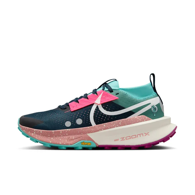 Nike ZoomX Zegama 2 Armory Navy Green Frost Vivid Grape Sail | FD5191-400