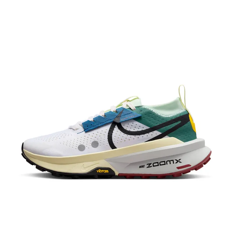 Nike ZoomX Zegama 2 White Bicoastal Court Blue Black | FD5191-101