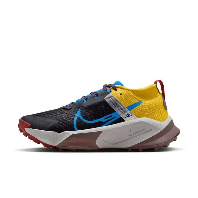 Nike ZoomX Zegama Black Vivid Sulfur Track Red Light Photo Blue | DH0625-003