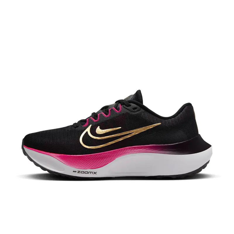 Nike Zoom Fly 5 Black Gold Fireberry “Black / White / Fireberry” | DM8974-004