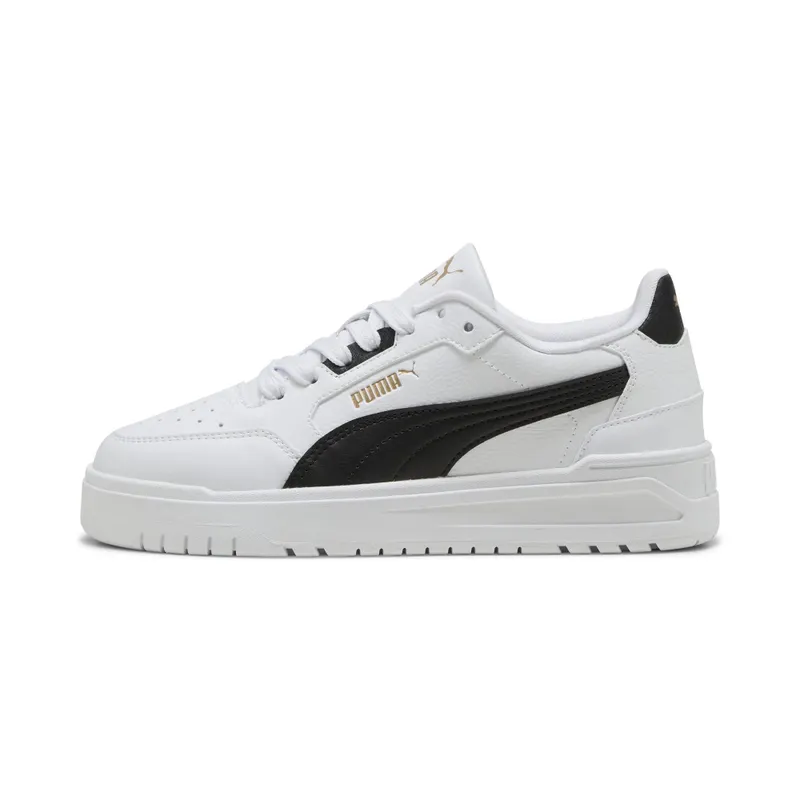Puma Shuffle Downtown Low “Puma White / Puma Black / Puma Gold” | 403739_02