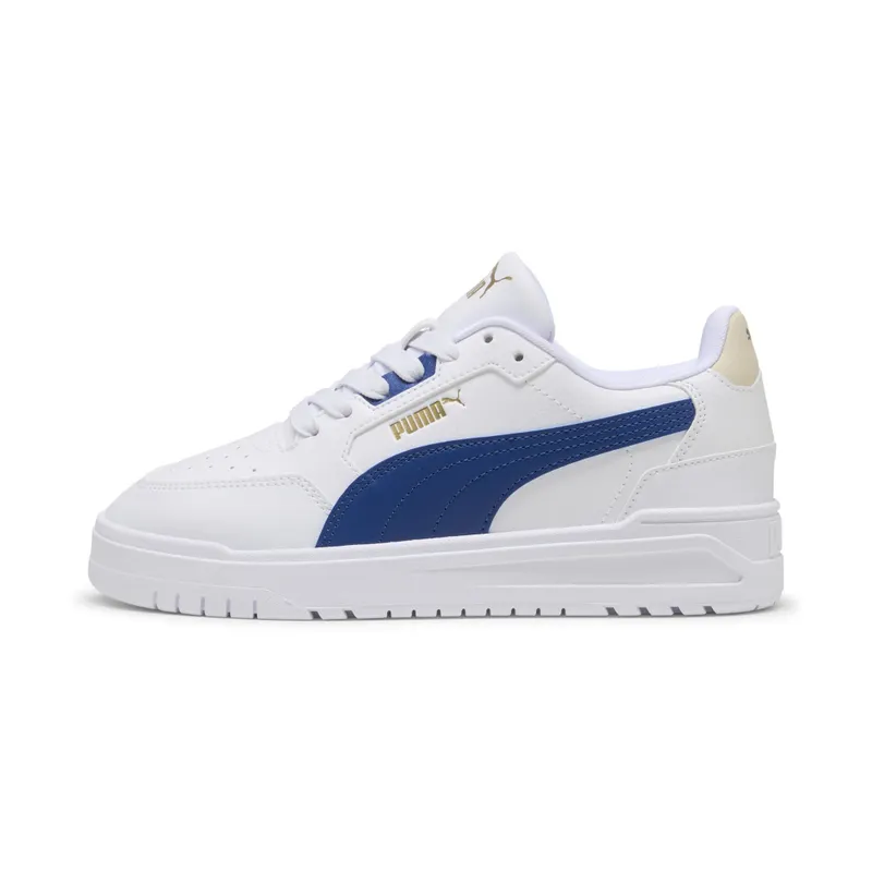 Puma Shuffle Downtown Low “Puma White / Clyde Royal / Puma Gold” | 403739_11