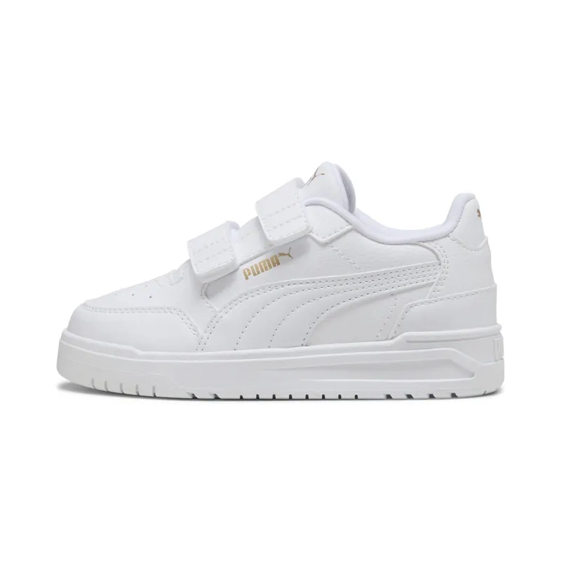 Puma Shuffle Downtown “Puma White / Puma White / Puma Gold” | 403740_01
