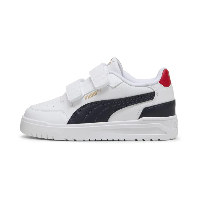 Puma Shuffle Downtown “Puma White / New Navy / For All Time Red” | 403740_03