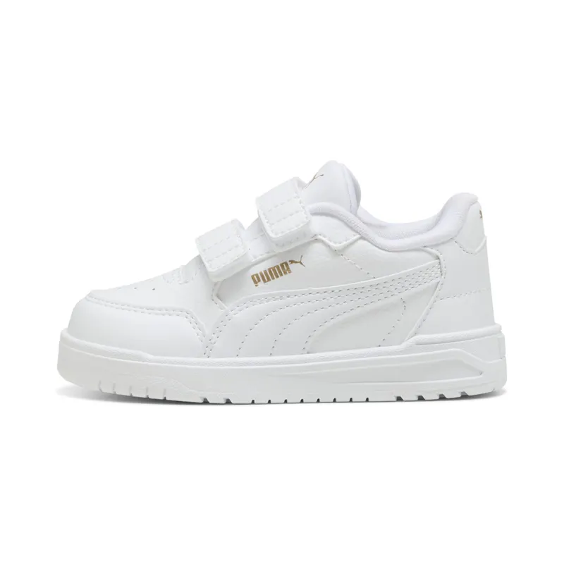 Puma Shuffle Downtown “Puma White / Puma White / Puma Gold” | 403741_01