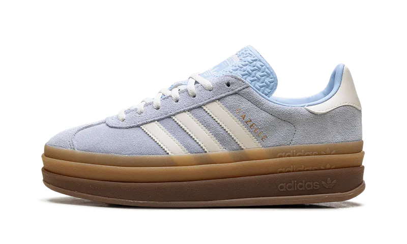 Adidas Gazelle Bold Clear Sky / Cream White / Gold Metallic | JQ7776
