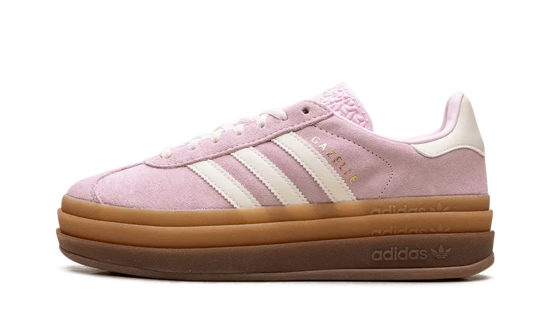 Adidas Gazelle Bold Clear Pink / Cream White / Gold Metallic | JQ7777