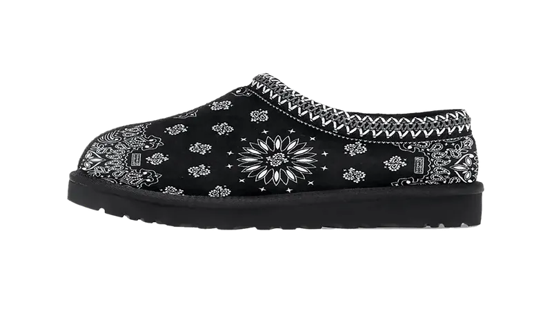 Bravest Studios Paisley Slippers “Black” | BS44