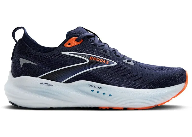 Brooks Glycerin 22 Peacoat Blue Ribbon Orange | 110445-1D-494