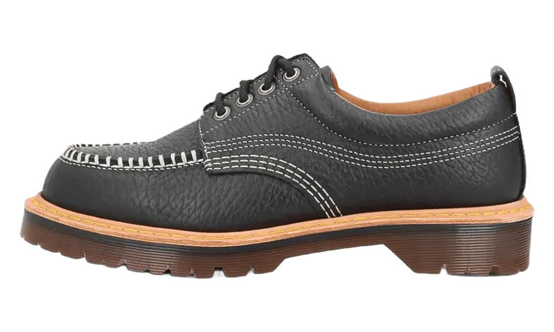 Dr Martens Lowell Moc Toe Shoes “Black Wild Grain” “Black/Grain” | 42445001