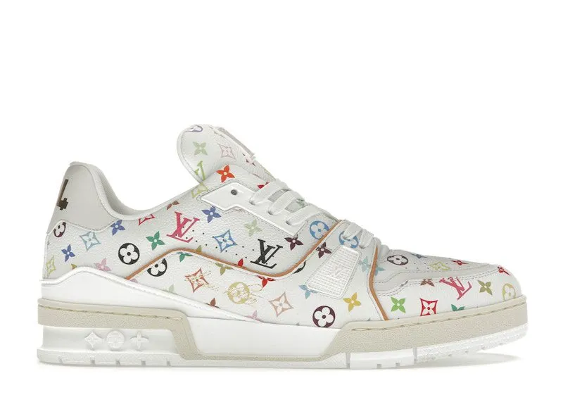 Louis Vuitton LV Trainer Takashi Murakami White “White / Multi” | 1AGZDN