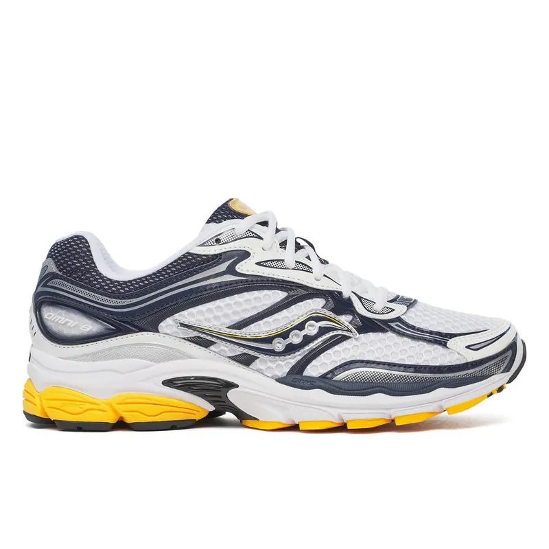 Saucony ProGrid Omni 9 White Navy Yellow | S70739-24