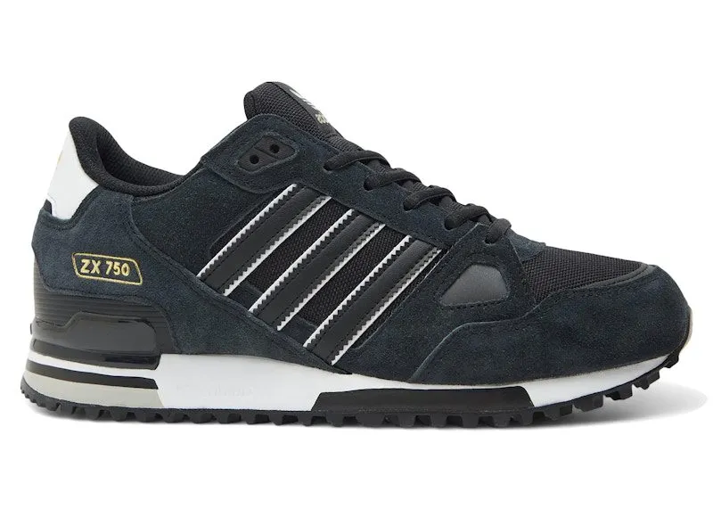 adidas ZX 750 Black White “Core Black / Footwear White / Footwear White” | ID8855