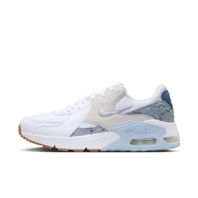 Nike Air Max Excee Premium Womens “White Hydrogen Blue Snakeskin” | IR1379-100
