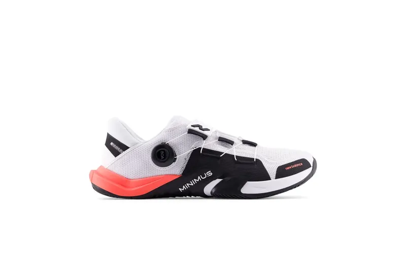New Balance Minimus TR BOA v2 White Black Urgent Red | MXMTRBH2