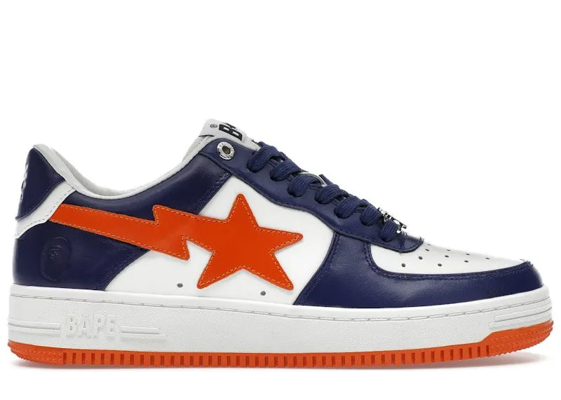A Bathing Ape Bape Sta #3 M2 White Blue Orange | 1K30-191-303-BLU