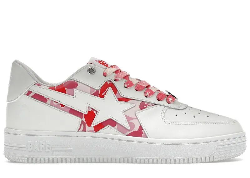 A Bathing Ape Bape Sta Icon ABC Camo Pink “White / Pink” | 1K30-191-307-PNK