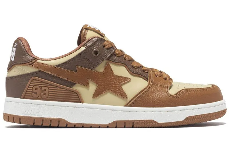A Bathing Ape Sk8 Sta #5 Brown Beige | 1J80-191-059-BRW