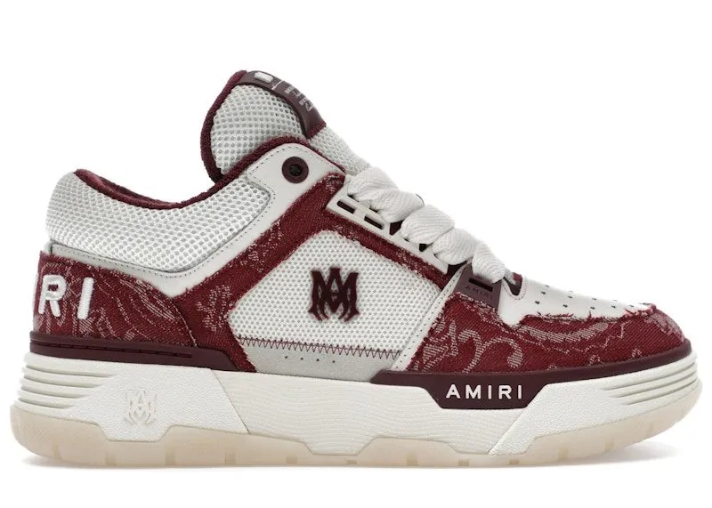 AMIRI MA-1 Bandana Denim Burgundy | AMFOSR1063-652