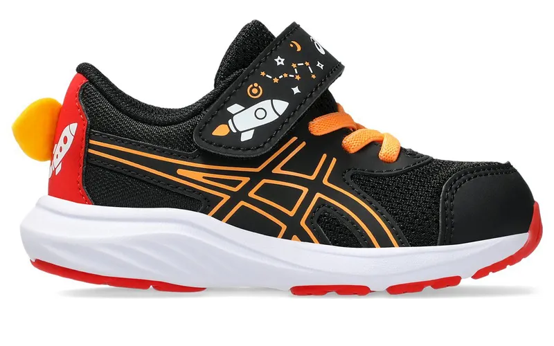 ASICS Contend 9 School Yard Black Orange Pop | 1014A365-001