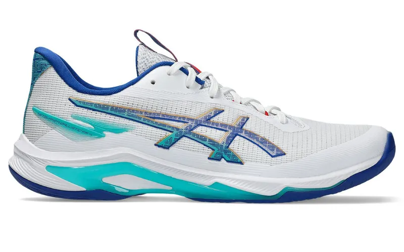 ASICS Netburner Ballistic FF 4 White Asics Blue | 1051A096-960