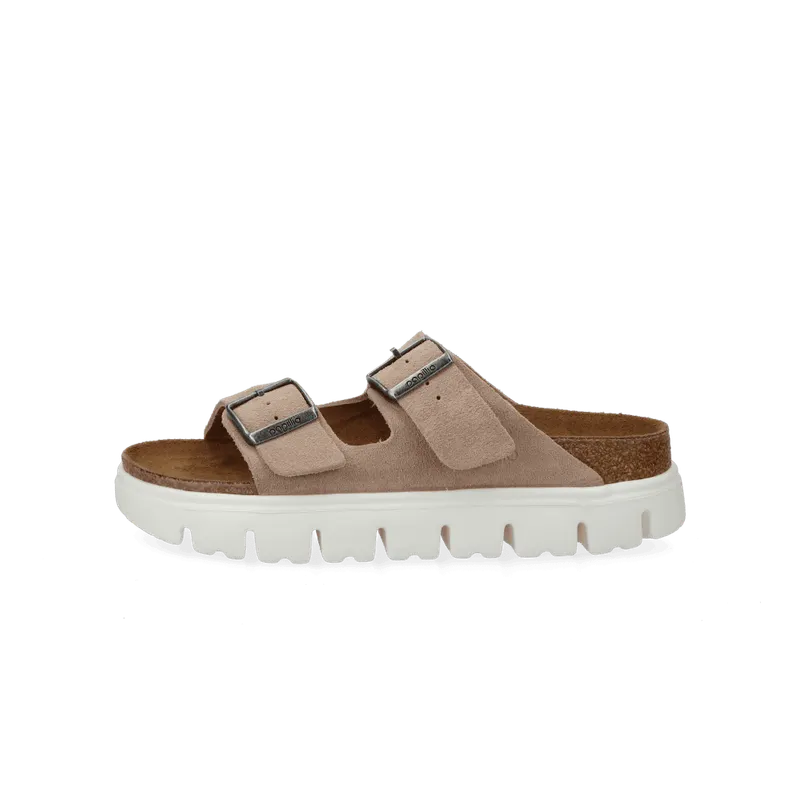 Birkenstock Arizona Chunky Suede Leather Warm Sand (Narrow Fit) | 1024950