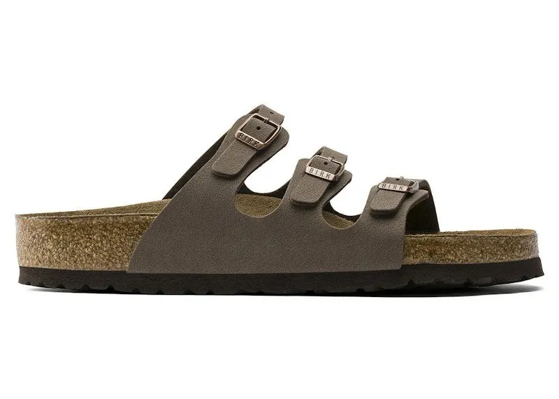 Birkenstock Florida Soft Footbed Birkibuc Mocca | 0053881