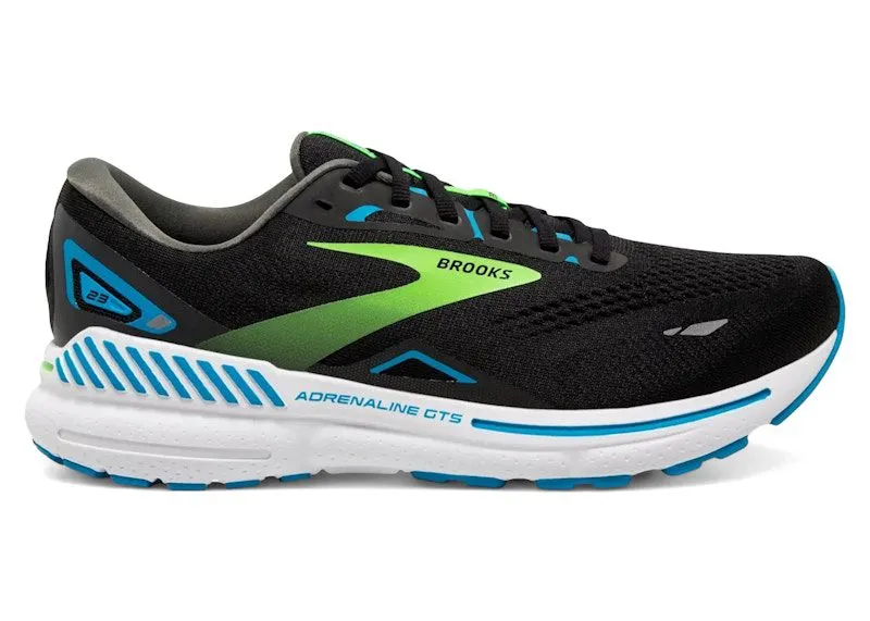 Brooks Adrenaline GTS 23 Black Hawaiian Ocean Green | 110391-1D-006