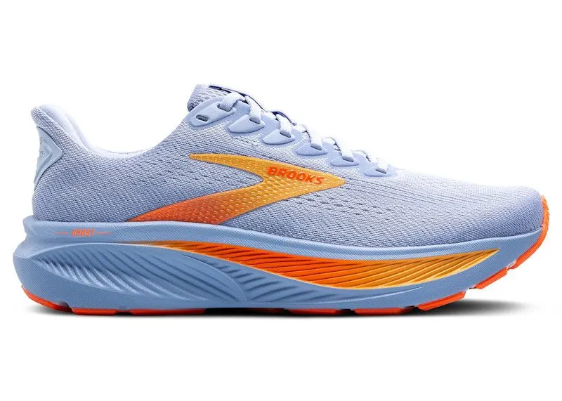 Brooks Ghost 17 Blue Heron White Orange | 120431-1B-443