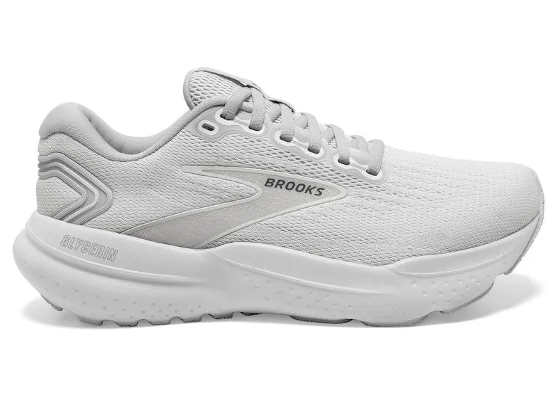 Brooks Glycerin 21 White Grey “White / White / Grey” | 110419-1D-151