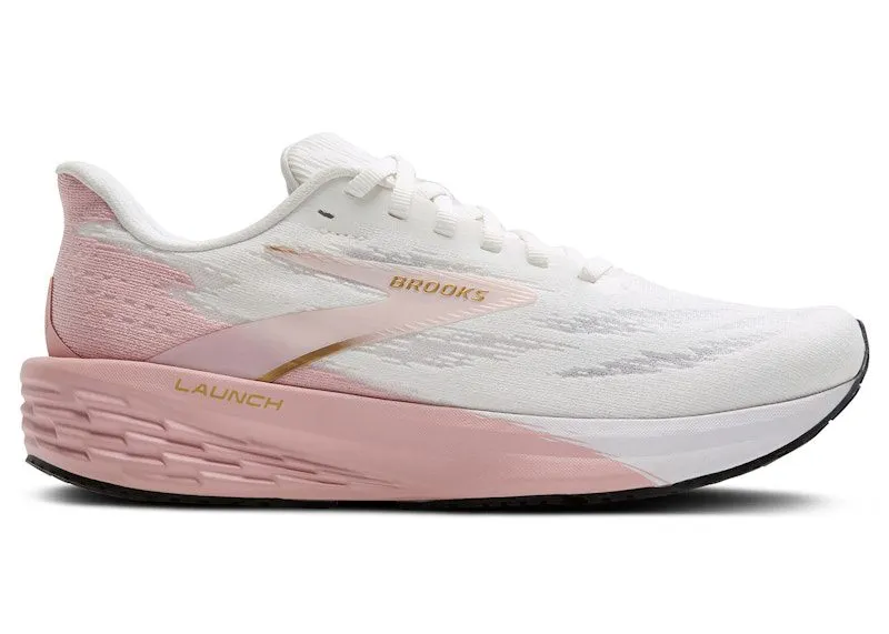 Brooks Launch 11 White Gold Pink | 120439-1B-164