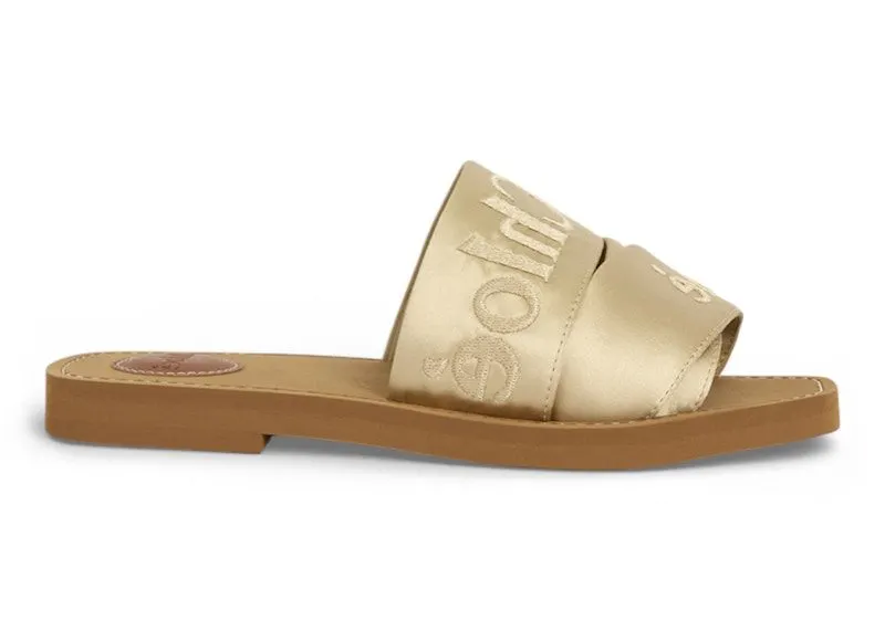 Chloe Woody Mule Beige Brown | CH26S188VH291