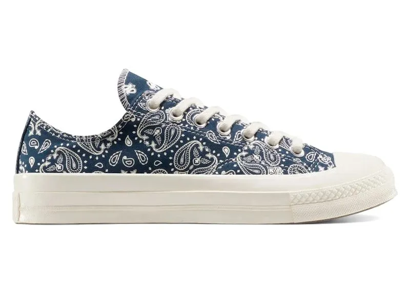 Converse Chuck 70 Low Navy White Paisley “Navy / White / Egret” | A15751C