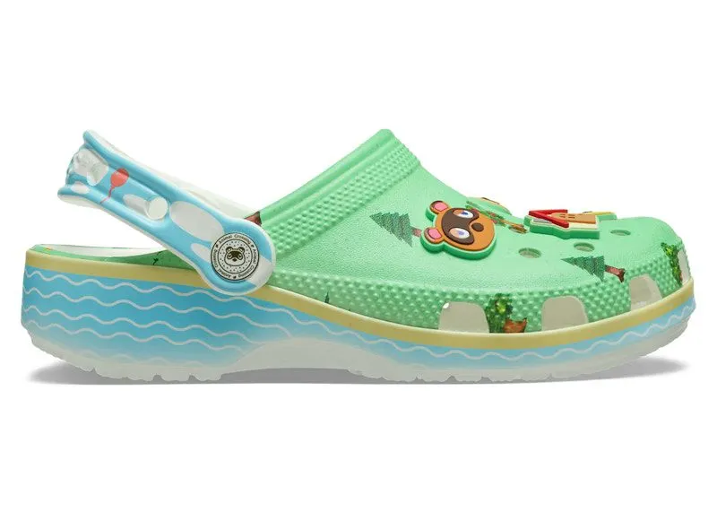 Crocs Classic Clog Animal Crossing “Green / Blue” | 210113-90H