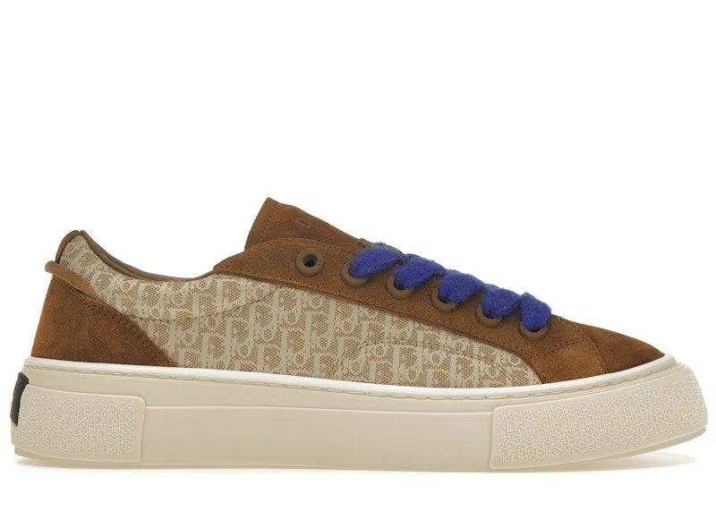 Dior B33 Sneaker Brown Cream Oblique Jacquard “Brown And Cream Dior Oblique Jacquard And Brown Suede” | 3SN303ZWN_H781