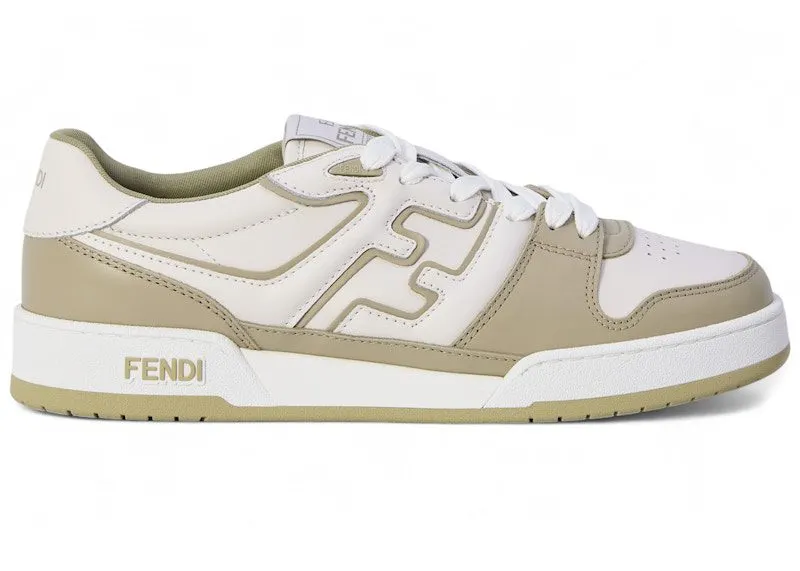 Fendi Match Low White Khaki | 7E1643AOMNF1RT4