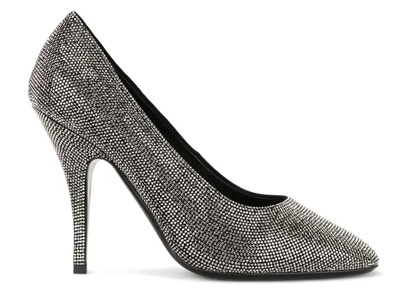 Ferragamo Crystal-Embellished Pumps Gray | 01Q853726461
