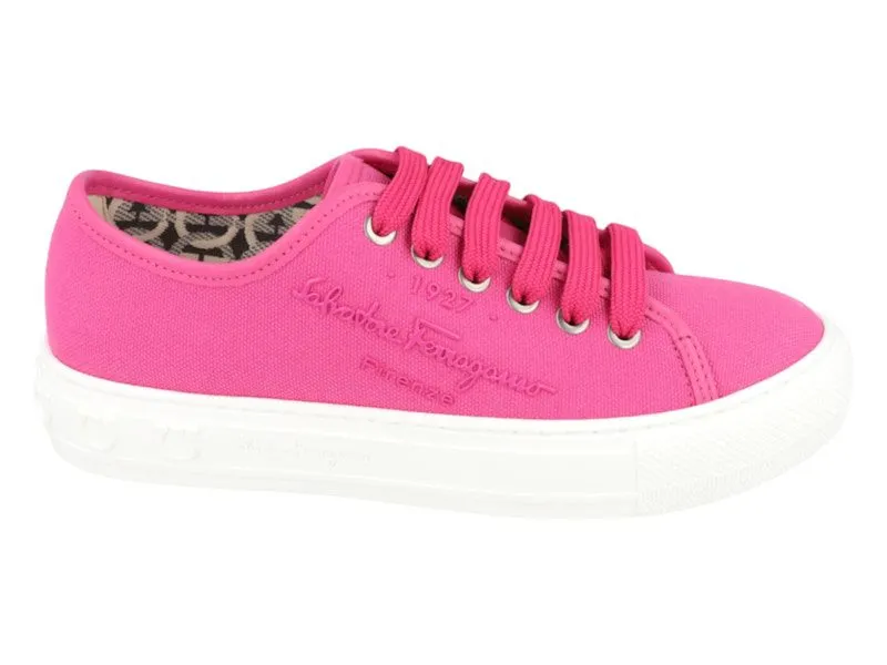 Ferragamo Mediterranean Low-Top Sneakers Pink | 030250-751272-1C