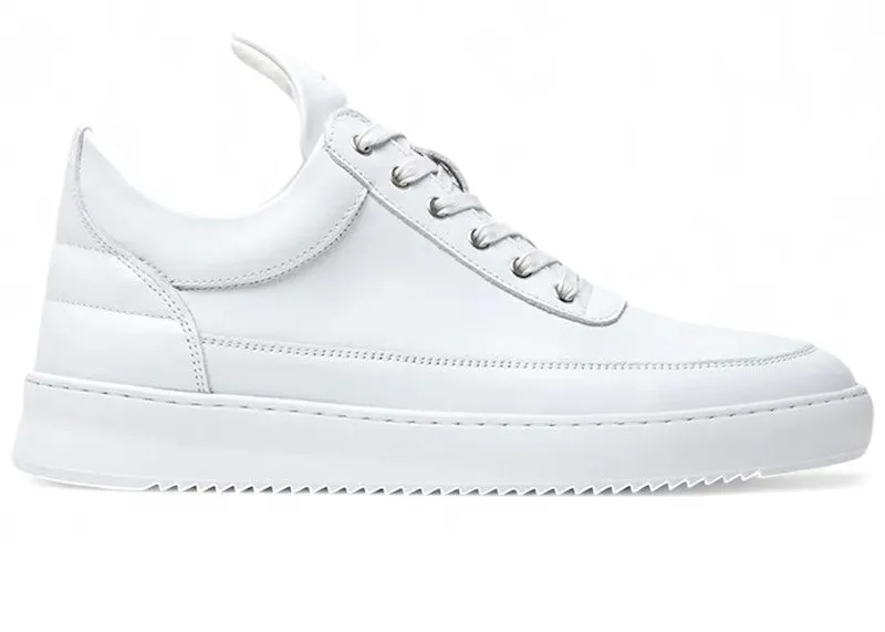 Filling Pieces Low Top Ripple Nappa Leather White | 112410300185