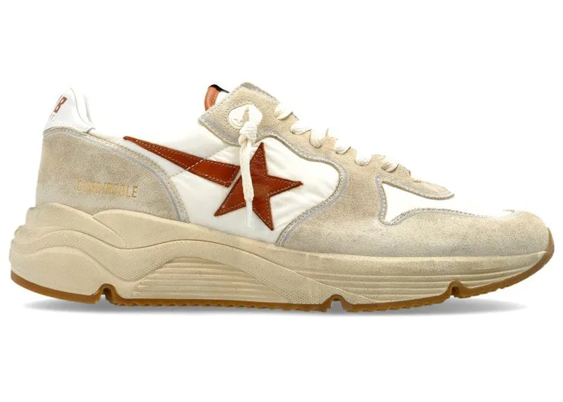 Golden Goose Running Sole White Beige Brown | GMF00126.F008153.10550