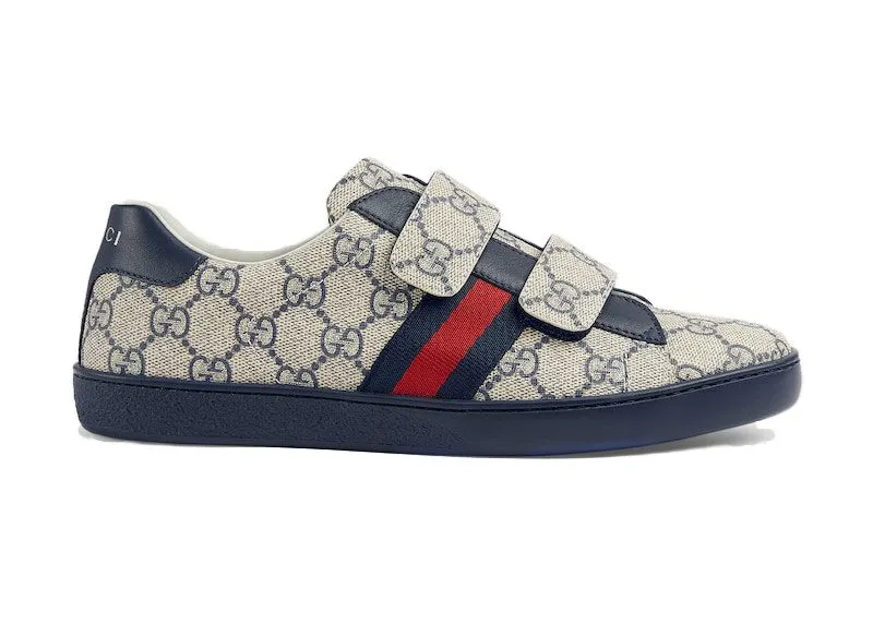 Gucci Ace Strap Sneaker Blue Grey (Teen) “463091 Facyf 4055” | Blue