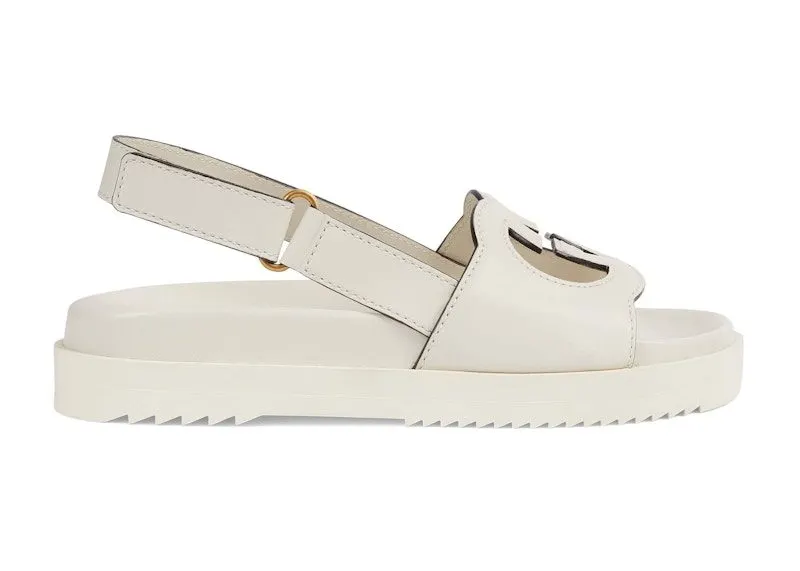 Gucci Interlocking G Sandal GG White | 738687 US000 9022