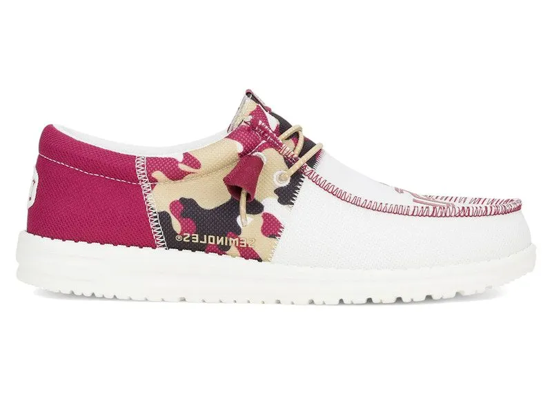 Hey Dude Wally Tri FSU Seminoles “White / Red” | 43027-119