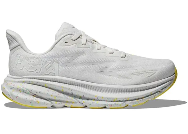 Hoka One Clifton 9 White Lemonade | 1127895-WTL