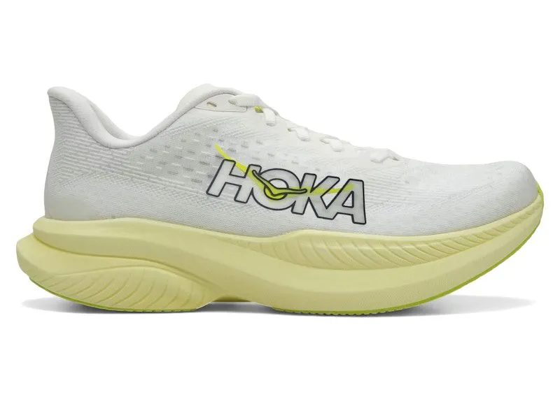 Hoka One Mach 6 White Neon Hoka Citrus | 1147810-WNH