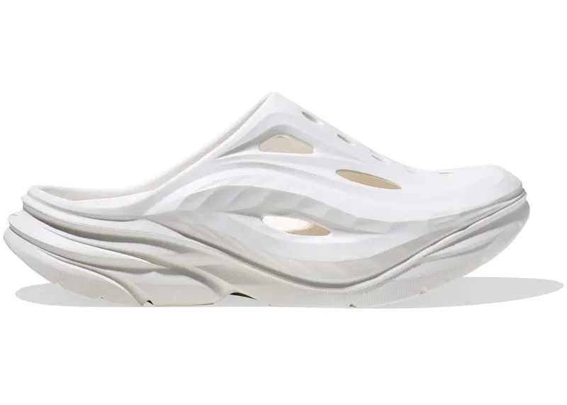 Hoka One Ora Recovery Mule White “White / White” | 1147951-WWH