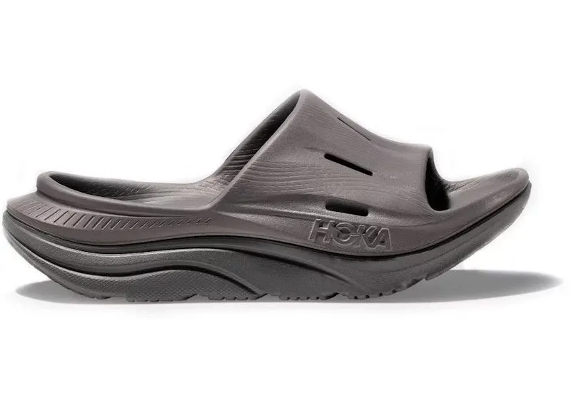 Hoka One Ora Recovery Slide 3 Grey “Grey / Grey” | 1135061-GYGY