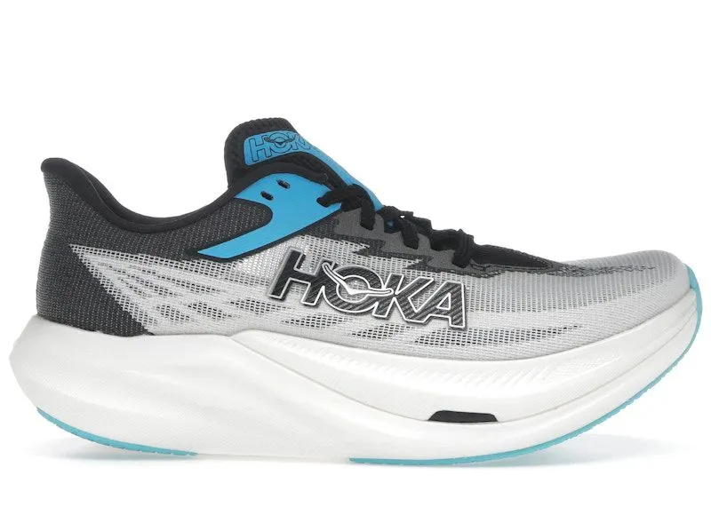 Hoka One Rocket X 3 White Black Blue | 1168724-WBLC
