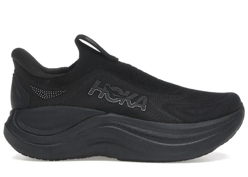 Hoka One Skyward Laceless Black “Black / Black” | 1168876-BBLC